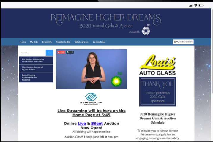 screenshot of MaestroAuction Online